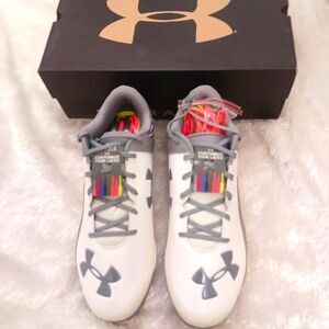 Under Armour Men's Yard Mid ST Baseball Cleats size 16